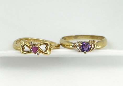 リフォームする前の18金リング