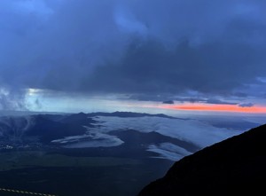 富士山　日の出