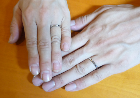 自分たちで制作する結婚指輪