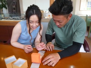 自分たちで作られた結婚指輪