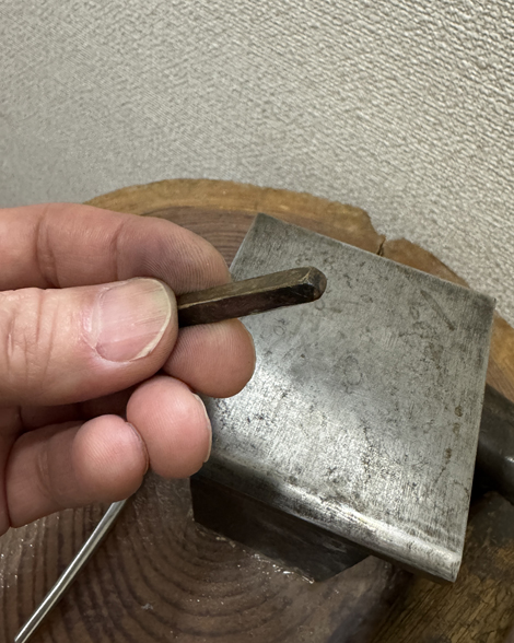 18金製ブレスレット制作