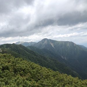 蝶ヶ岳(標高2677m)登山