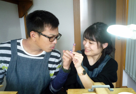 自分たちで制作する結婚指輪