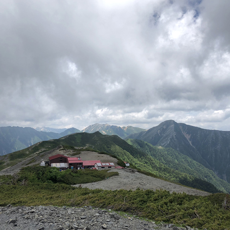 蝶ヶ岳(標高2677m)登山