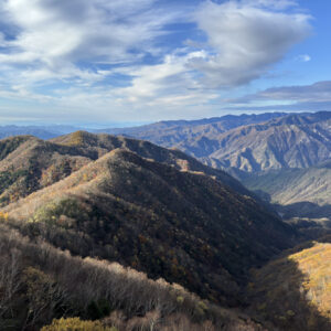 日光の紅葉　半月山展望台から見る景色