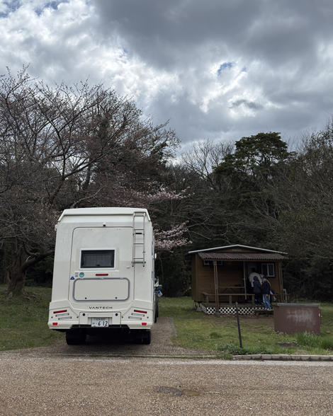 キャンピングカー　春休みの思い出づくり