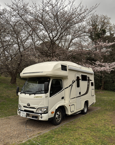 キャンピングカー　春休みの思い出づくり