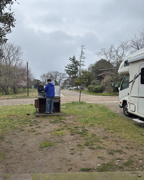 キャンピングカー　春休みの思い出づくり