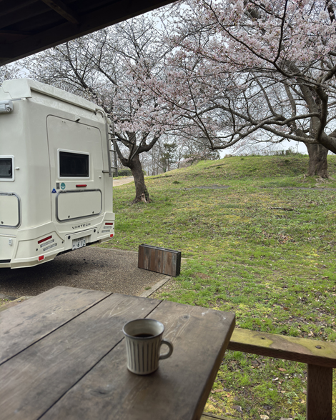 キャンピングカー　春休みの思い出づくり