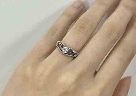 ティアラデザインリング