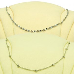 プラチナ製オシャレデザインネックレス