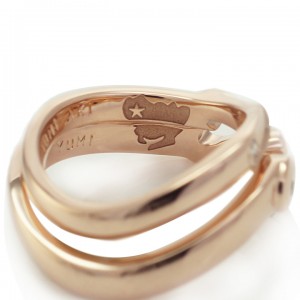 立体的なデザインでボリューム感のある結婚指輪に(m9641)