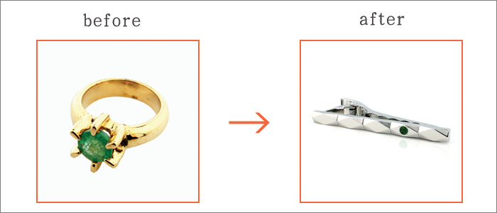 お祖母様から譲り受けられたダイヤモンドリングを、SHUNオリジナルデザイン「Proposal Bouquet」リングにリフォーム