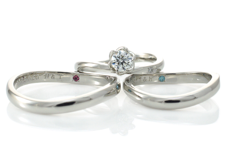 アトリエ春のオーダーメイド結婚指輪と婚約指輪