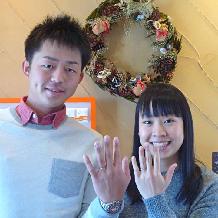 実は複雑？こだわりデザインの結婚指輪（ｓ1174）