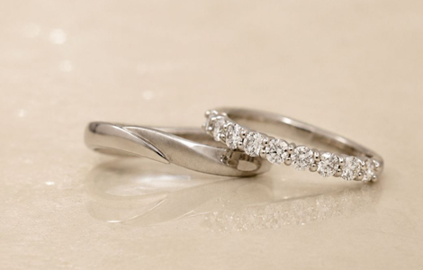 エタニティリングの結婚指輪をオーダーメイドで制作しました